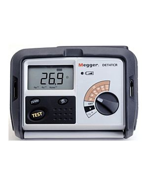 Megger DET4TCR2+Kit 1000-405: Contractor Series Rechargeable Earth/Ground Resistance Tester