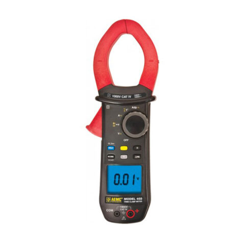 AEMC 401: Clamp-on Meter Model 401 (TRMS, 1000VAC/DC, 1000AAC, Ohms ...