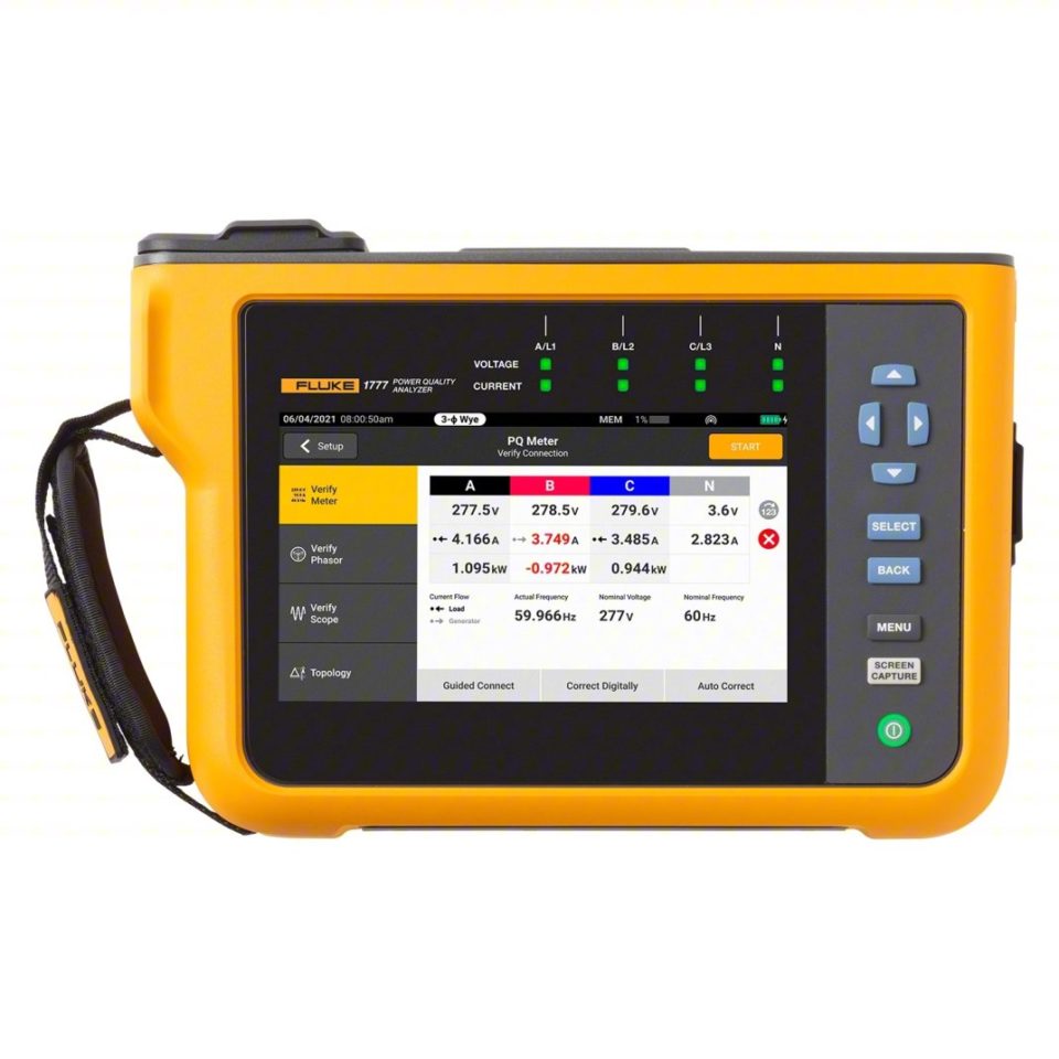 Fluke 1777 Three Phase Power Quality Analyzer – TDS