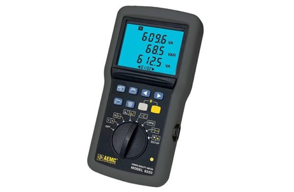 AEMC 8220 w/MN193-BK: Power Quality Meter Model 8220 w/MN193-BK