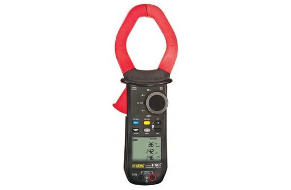AEMC 403: Clamp-on Meter Model 403 (TRMS, 1000VAC/DC, 1000AAC/1500ADC, Ohms, Continuity, Temperature)
