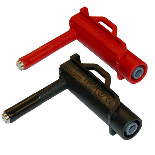 AEMC 5000.43: Probe Set of 2, Color-coded (Red/Black) Magnetized Voltage Probes