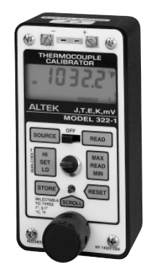 Altek 322-L-VIP: Thermocouple Calibrator
