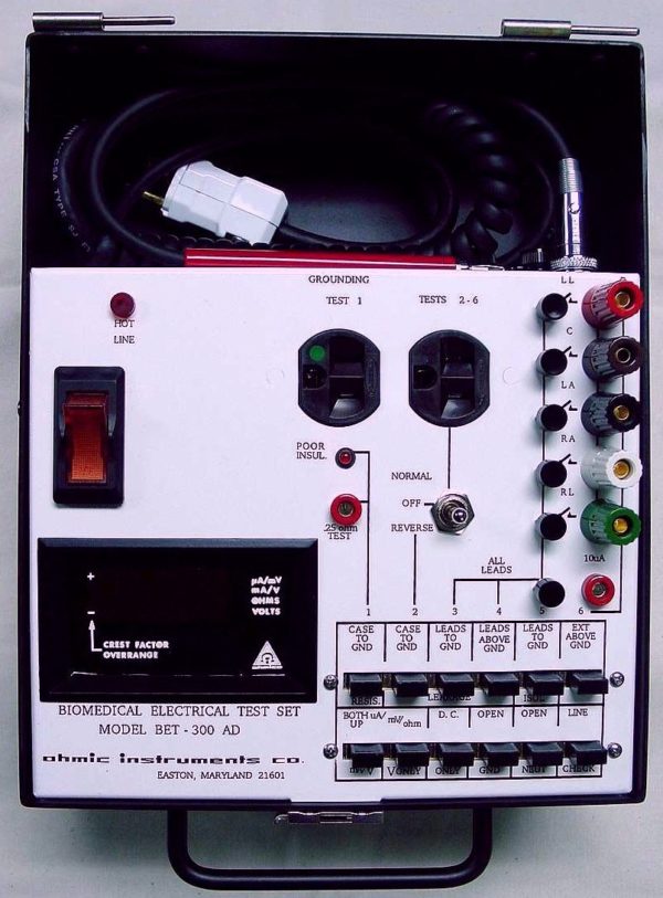 Ohmic BET-300AD: Biomedical Electrical Test Set